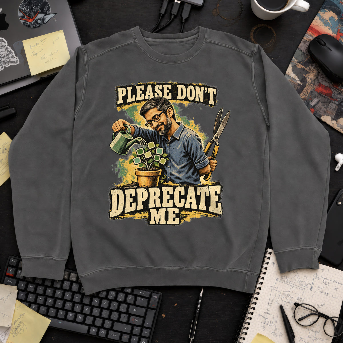 Please Don't Deprecate Me Sweatshirt sweatshirt — Pepper