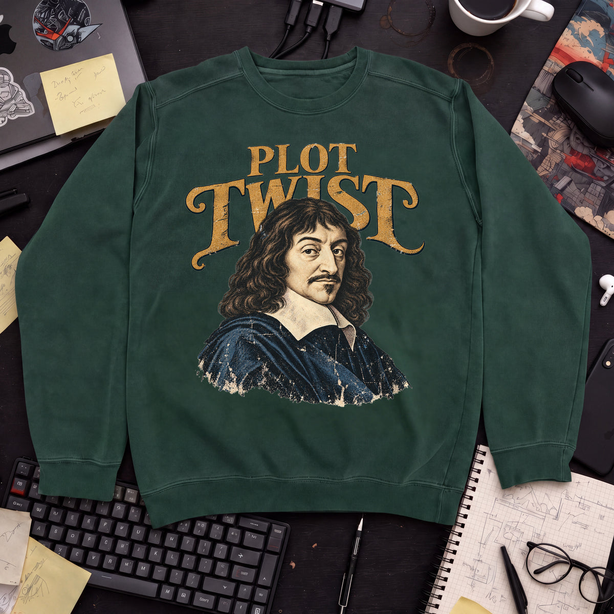 Plot Twist Sweatshirt sweatshirt — Bottle Green