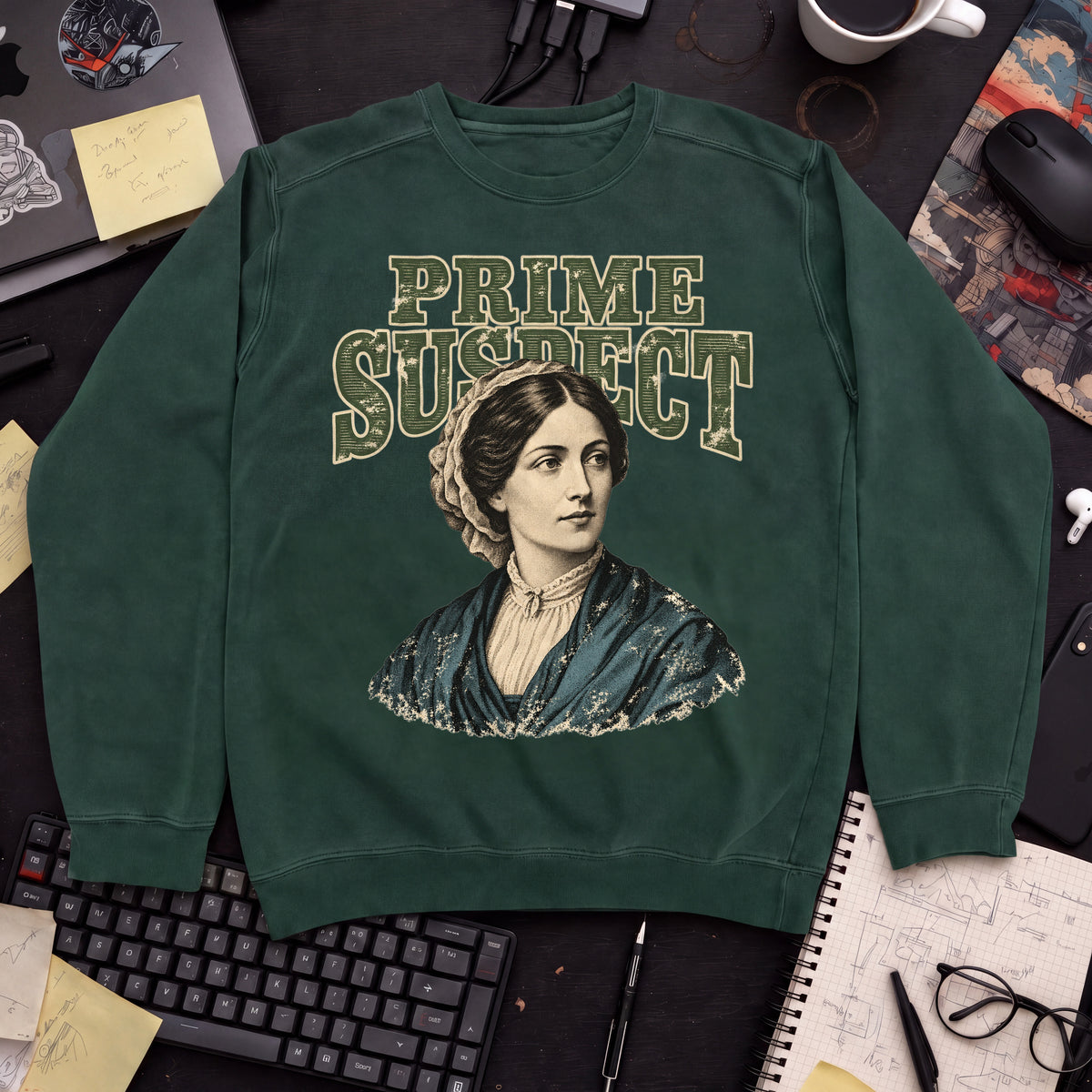 Prime Suspect Sweatshirt sweatshirt — Bottle Green
