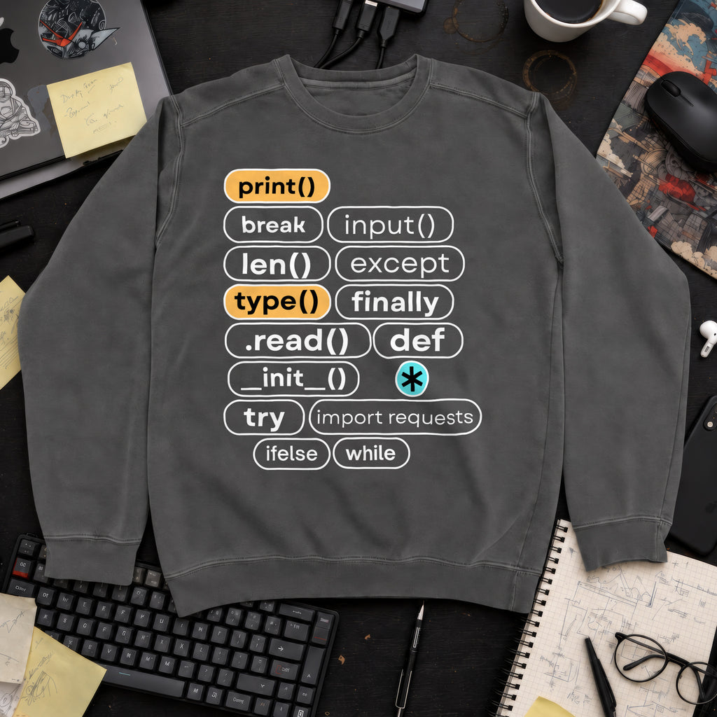 Print Break Input Sweatshirt — Pepper