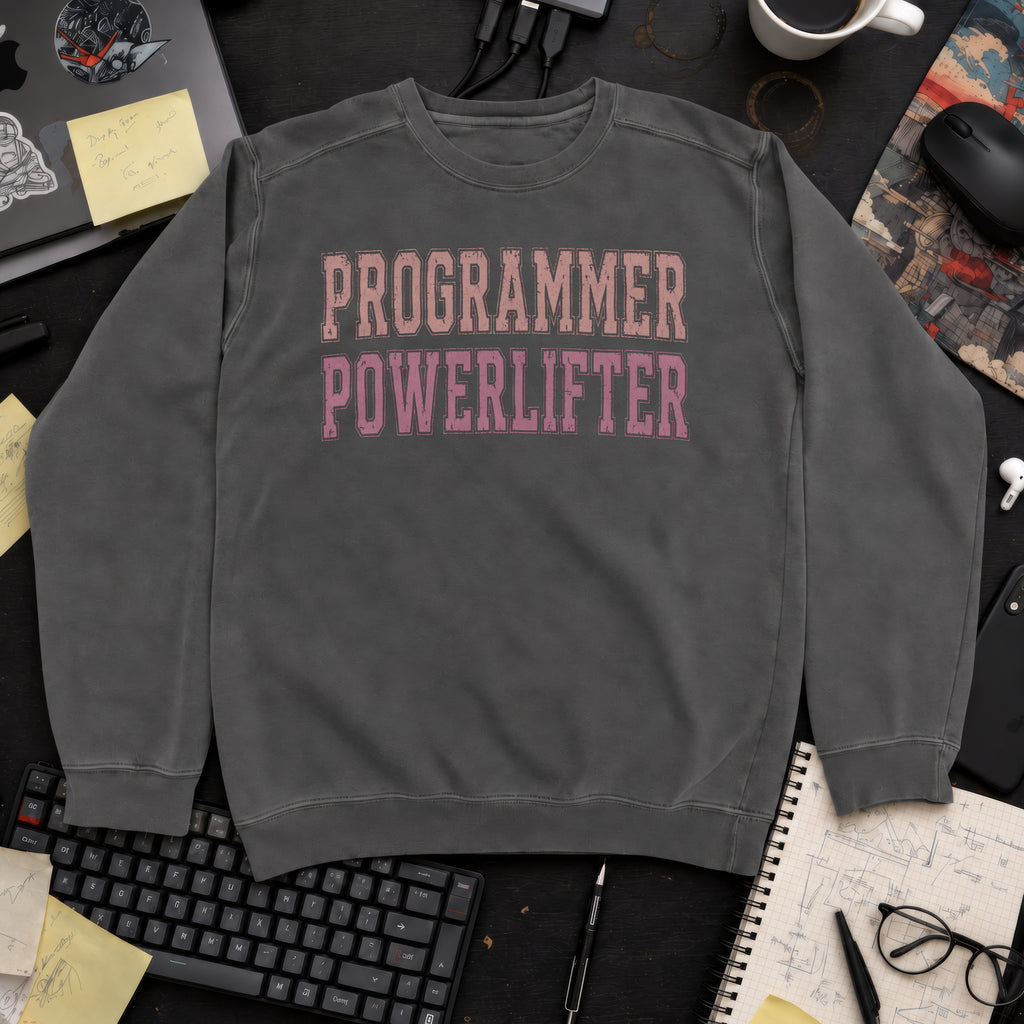 Programmer Powerlifter Sweatshirt — Pepper