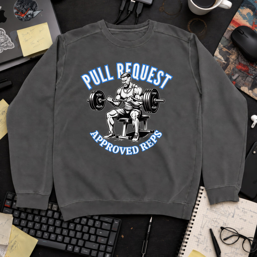 Pull Request Approved Reps Sweatshirt — Pepper