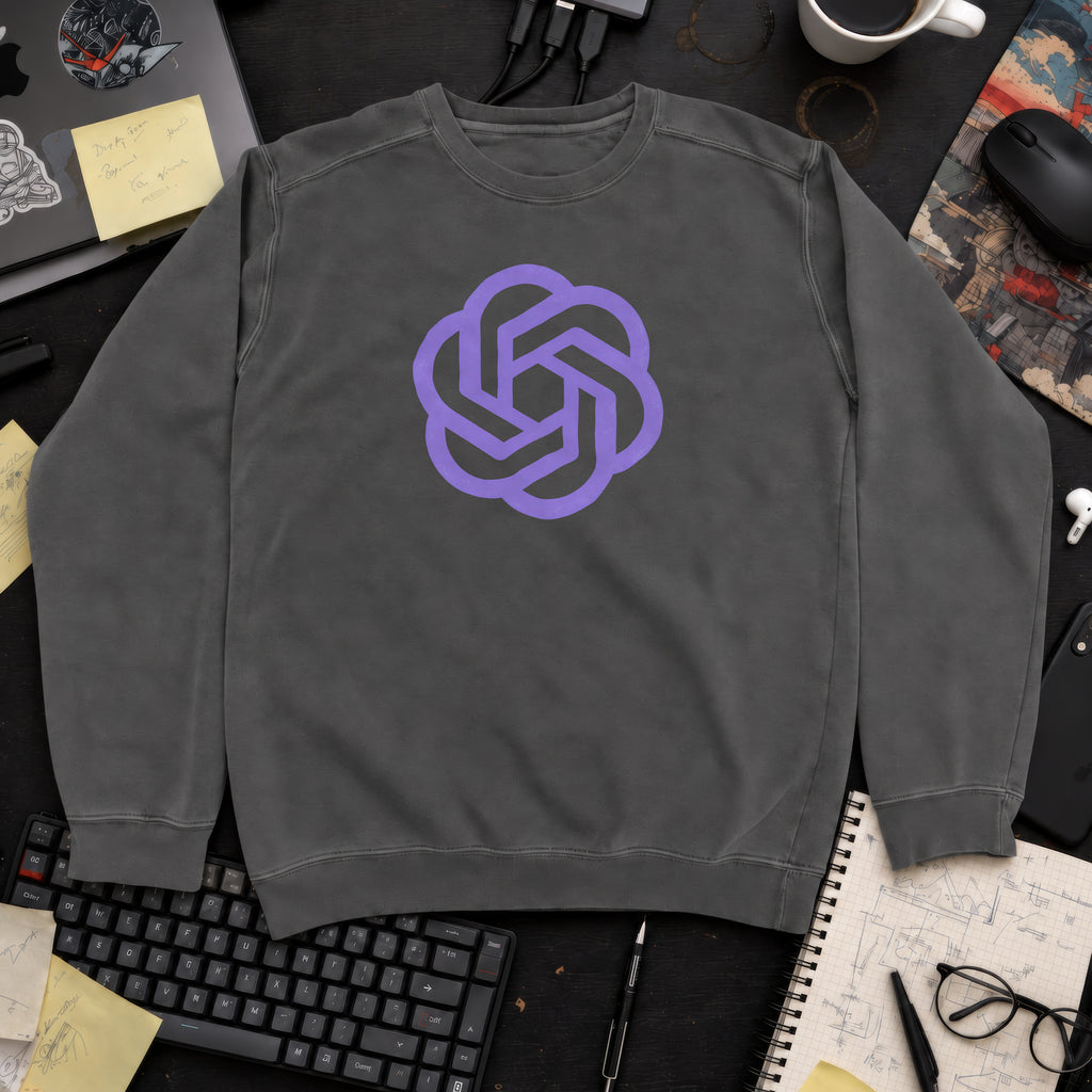 Purple Knot Clean Sweatshirt sweatshirt — Pepper