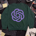 Purple Knot Sweatshirt sweatshirt — Bottle Green
