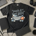 Push It Real Good Keyboard Premium Shirt — black Premium Shirt mock-up
