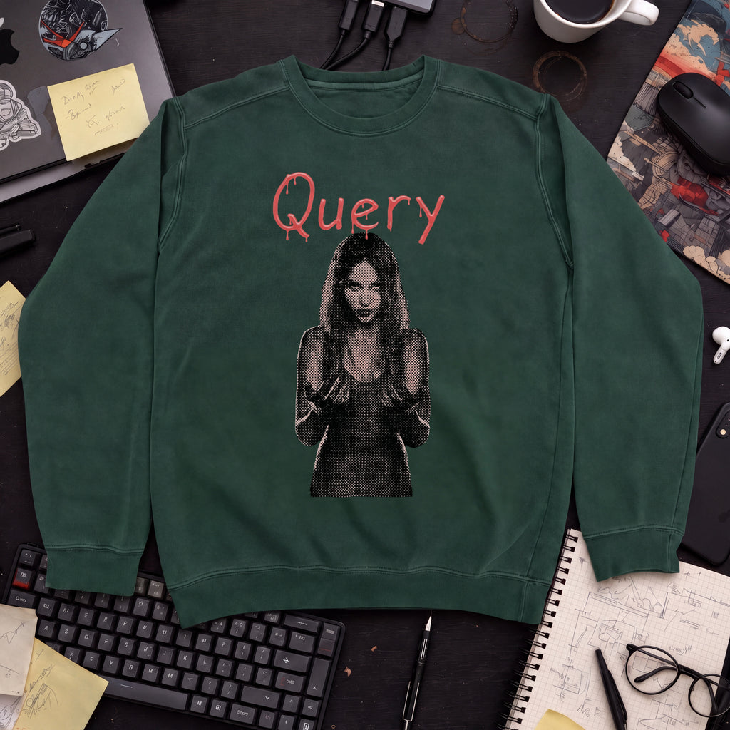 Query Movie Sweatshirt — Bottle Green