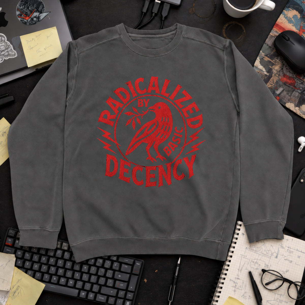 Radically Decent Sweatshirt — Pepper