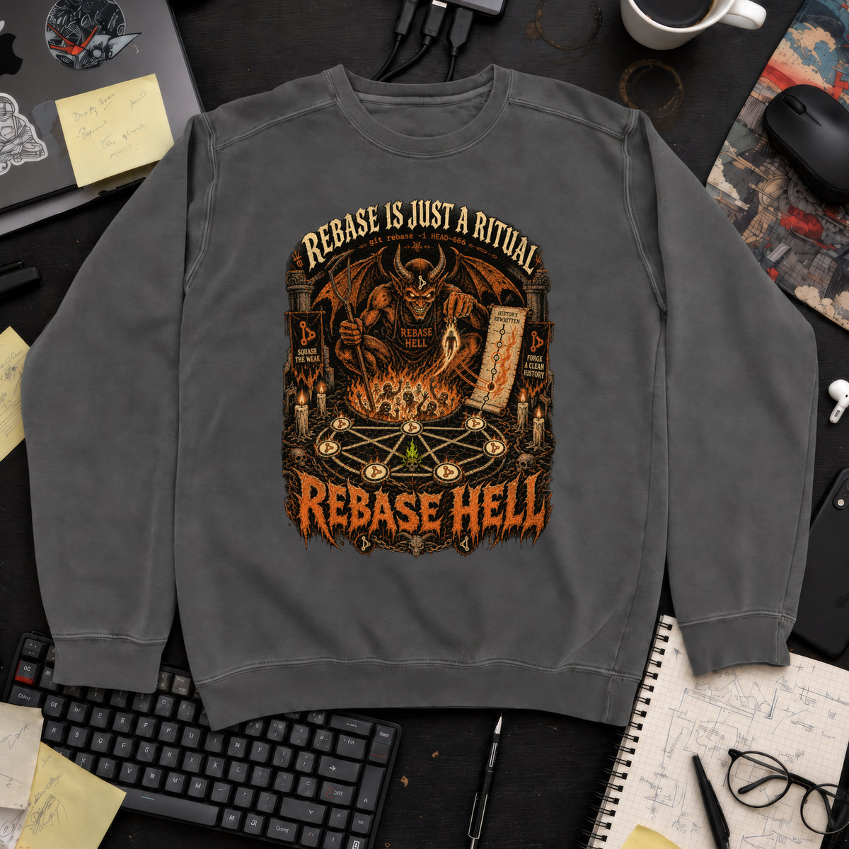 Rebase Hell Sweatshirt sweatshirt — Pepper