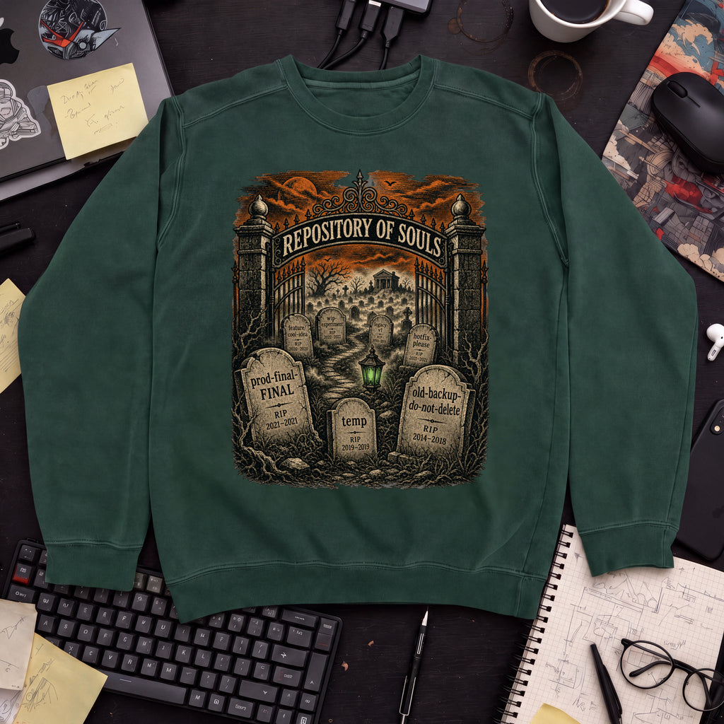 Repository of Souls Sweatshirt sweatshirt — Bottle Green