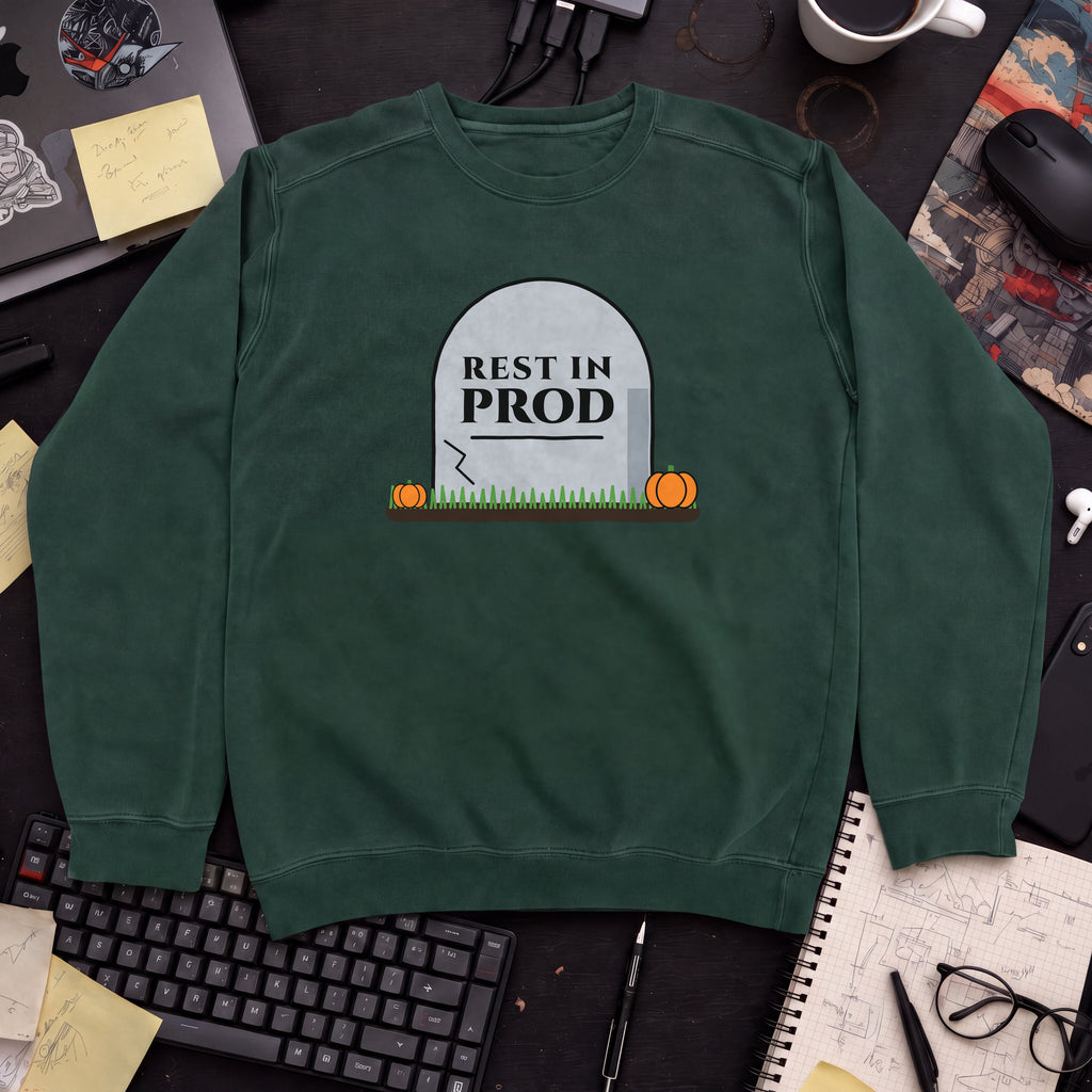 Rest In Prod Sweatshirt sweatshirt — Bottle Green
