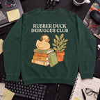 Rubber Duck Debugger Club Sweatshirt — Bottle Green