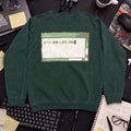 Run Life.exe Sweatshirt — Bottle Green