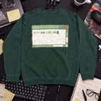 Run Life.exe Sweatshirt — Bottle Green
