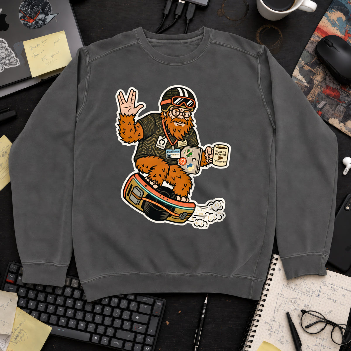Sasquatch Developer Sweatshirt — Pepper