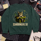 Schrödinger’s Cat Sweatshirt — Bottle Green