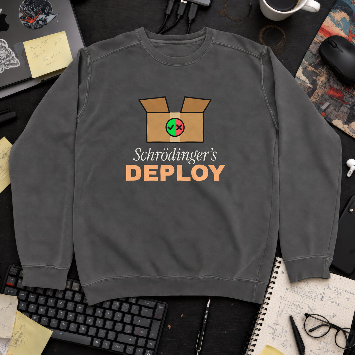 Schrödinger's Deploy Sweatshirt sweatshirt — Pepper