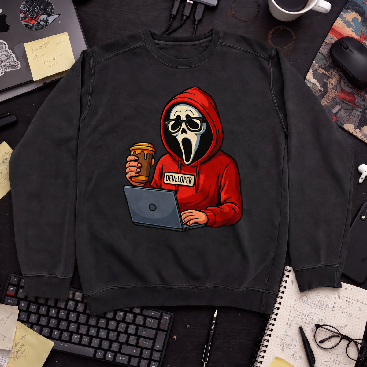 Scream Developer Sweatshirt — Black