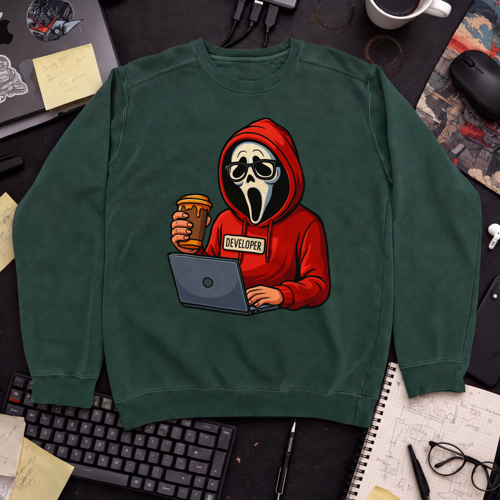 Scream Developer Sweatshirt — Bottle Green