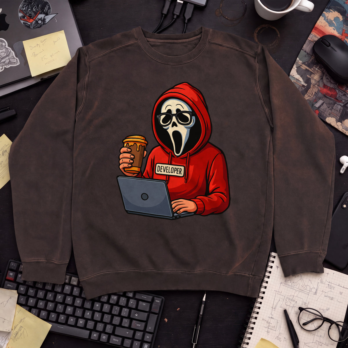 Scream Developer Sweatshirt — Hot Chocolate