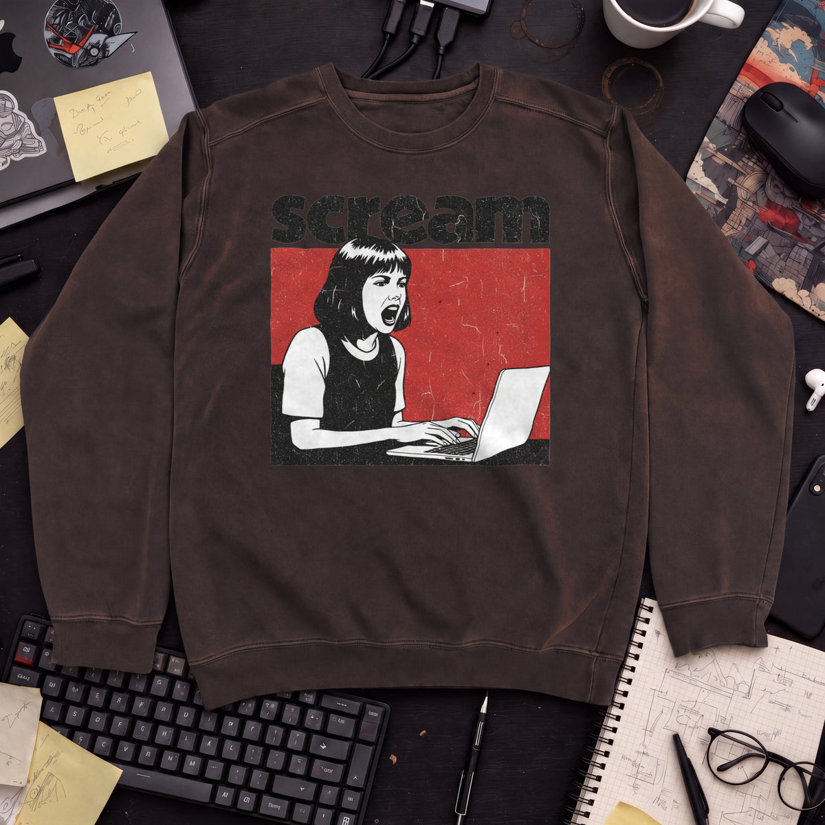 Scream Sweatshirt — Hot Chocolate