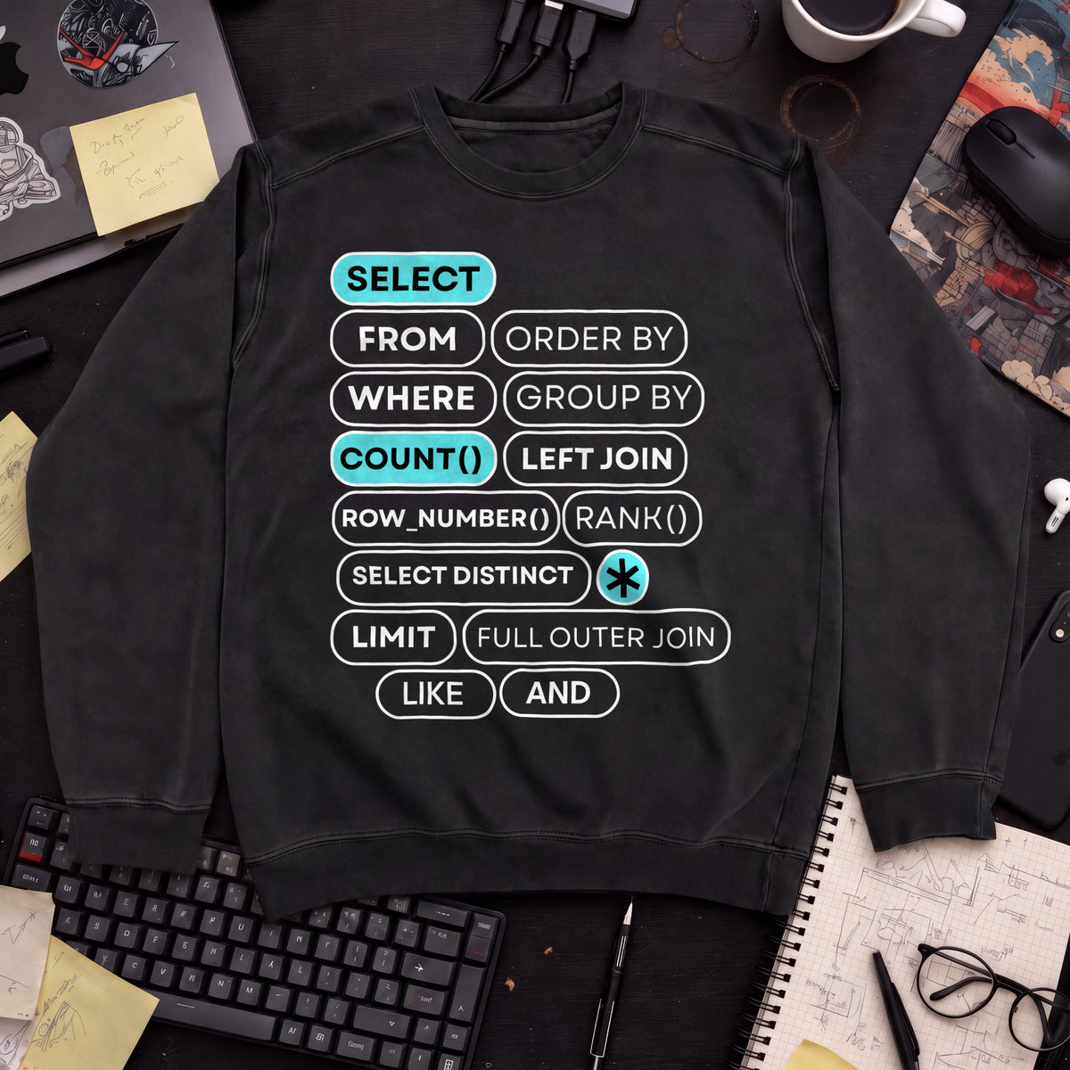 Select Count Sweatshirt — Black