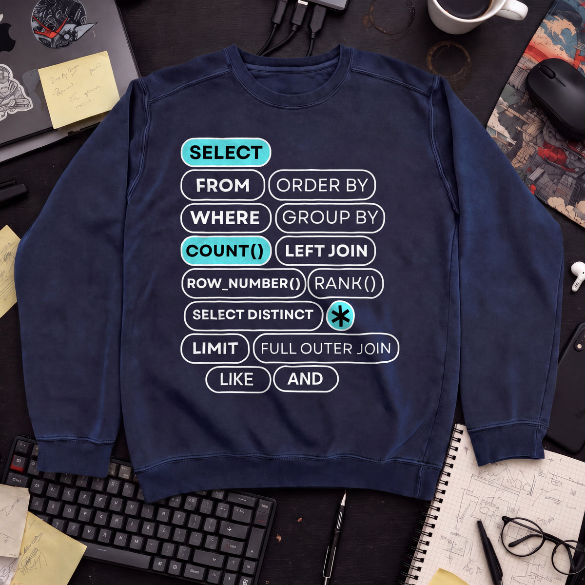 Select Count Sweatshirt — Navy