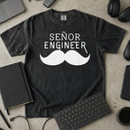 Senyor Engineer Premium Shirt — black Premium Shirt mock-up