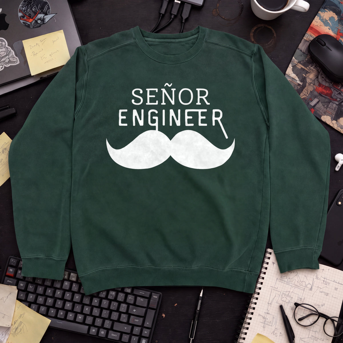 Senyor Engineer Sweatshirt — Bottle Green