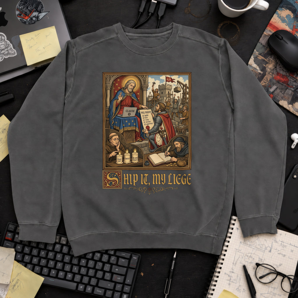 Ship It My Liege Sweatshirt — Pepper