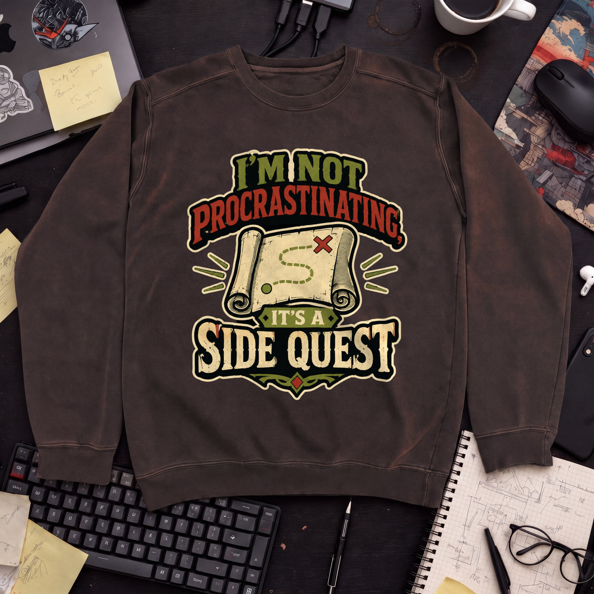 Side Quest Sweatshirt — Hot Chocolate