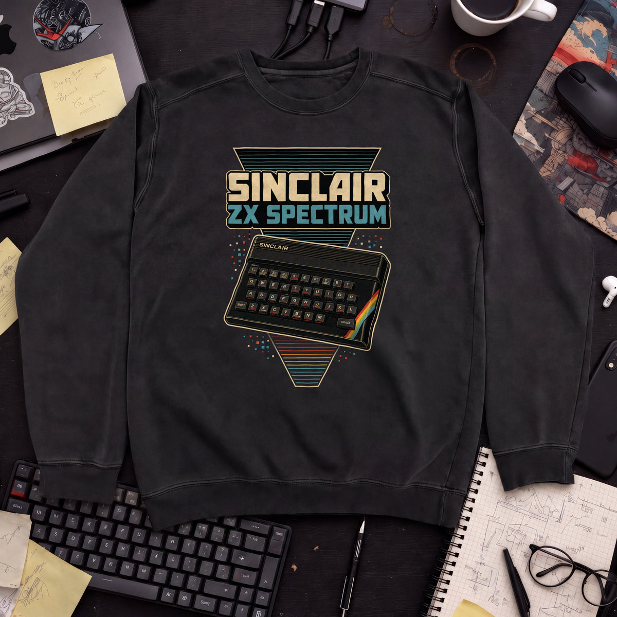 Sinclair ZX Spectrum Sweatshirt — Black