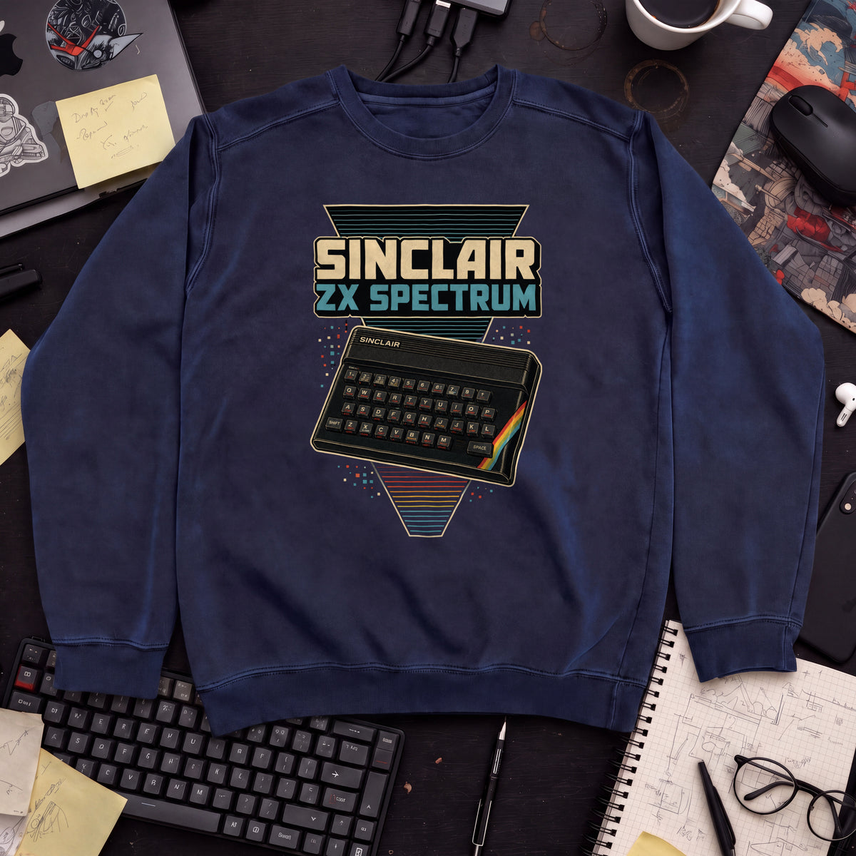 Sinclair ZX Spectrum Sweatshirt — Navy