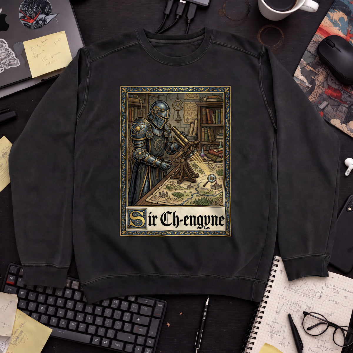 Sir Ch-Engyne Sweatshirt — Black