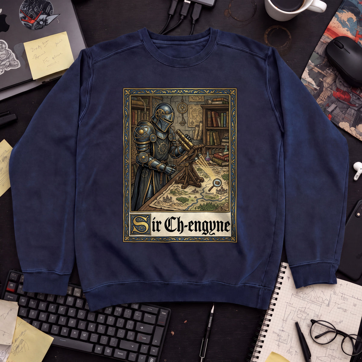 Sir Ch-Engyne Sweatshirt — Navy