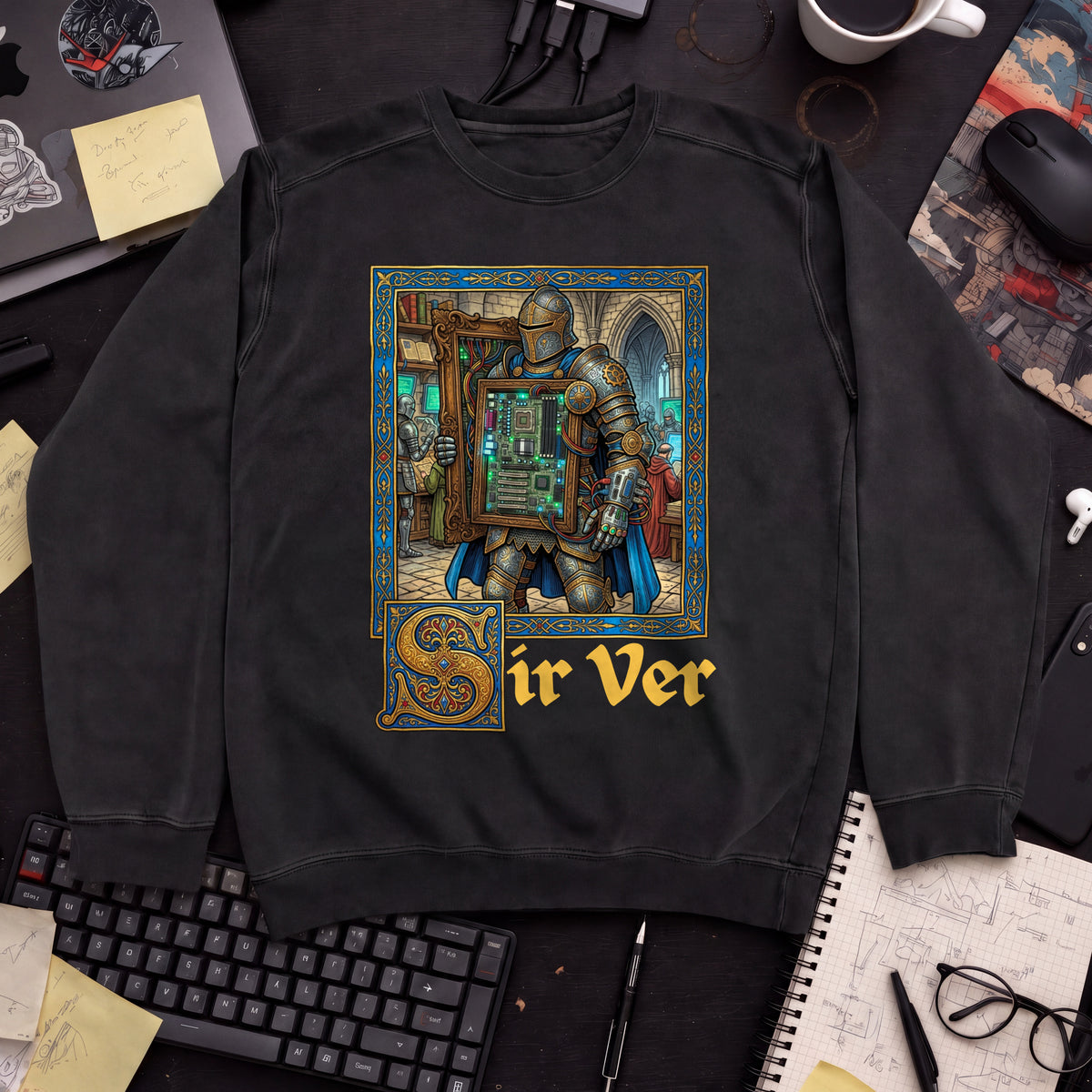 Sir Ver Sweatshirt — Black