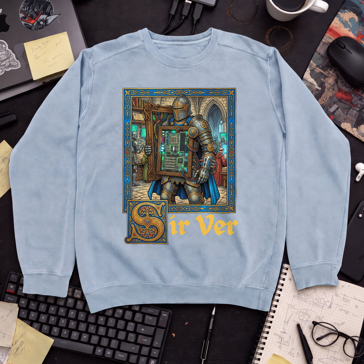 Sir Ver Sweatshirt — Sky Blue