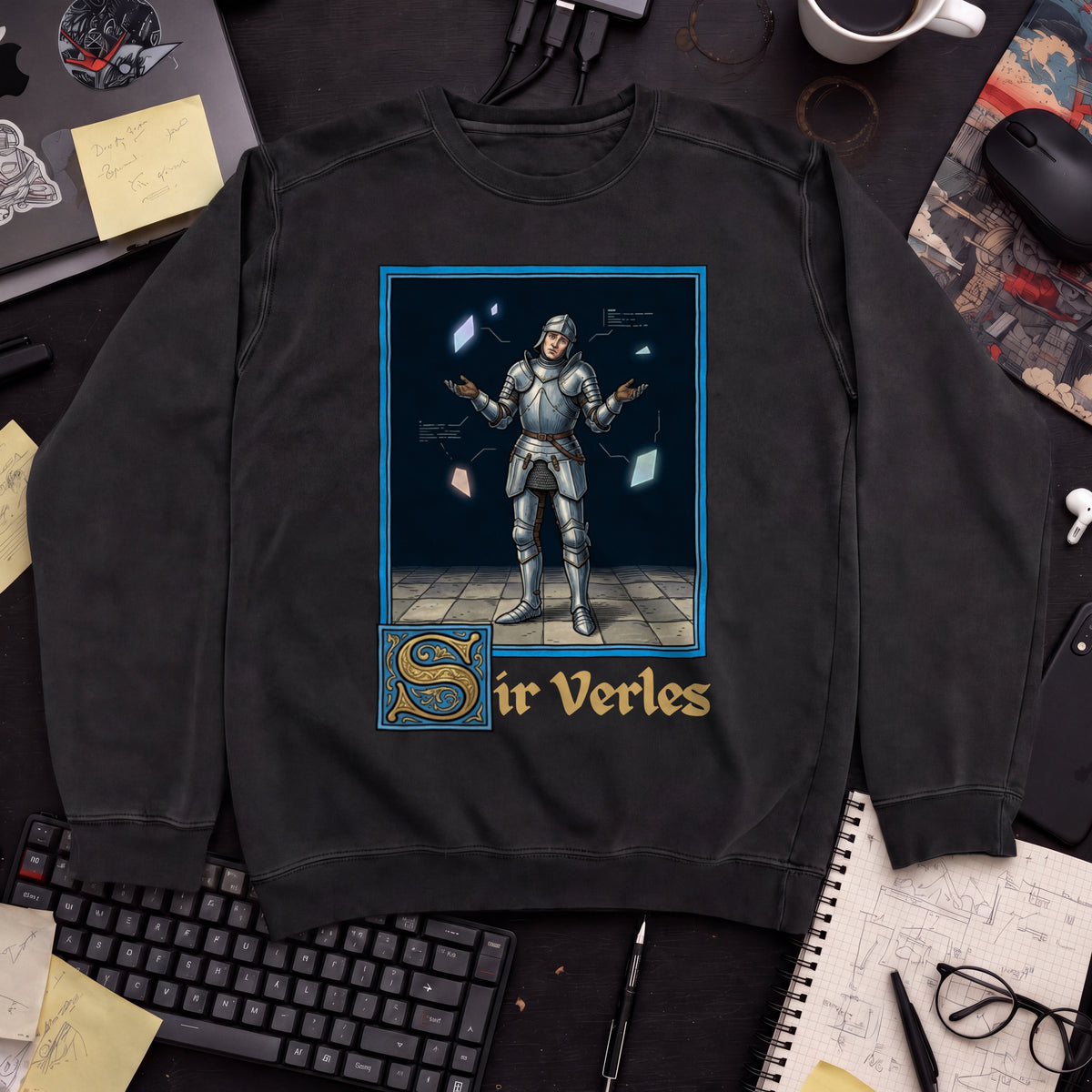 Sir Verles Sweatshirt — Black