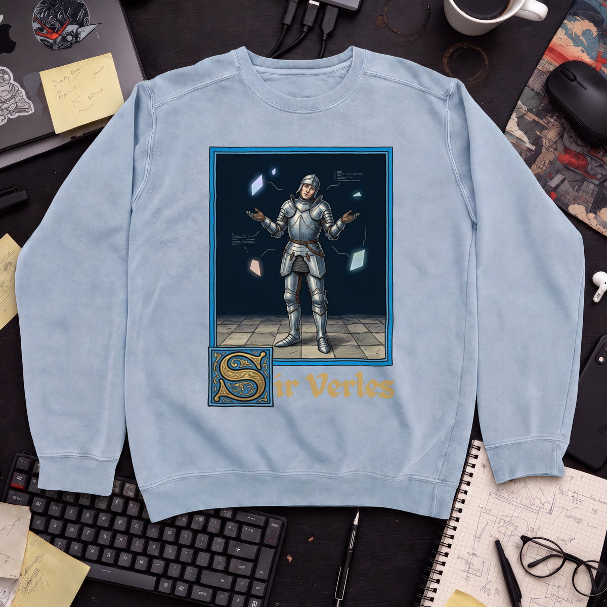 Sir Verles Sweatshirt — Sky Blue