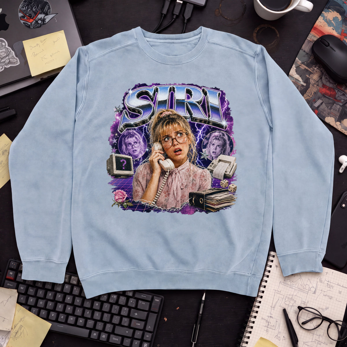 SIRI Sweatshirt — Sky Blue