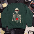 Skeleton Developer Sweatshirt — Bottle Green