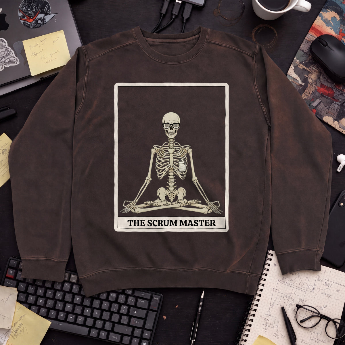 Skeleton Scrum Master Sweatshirt — Hot Chocolate
