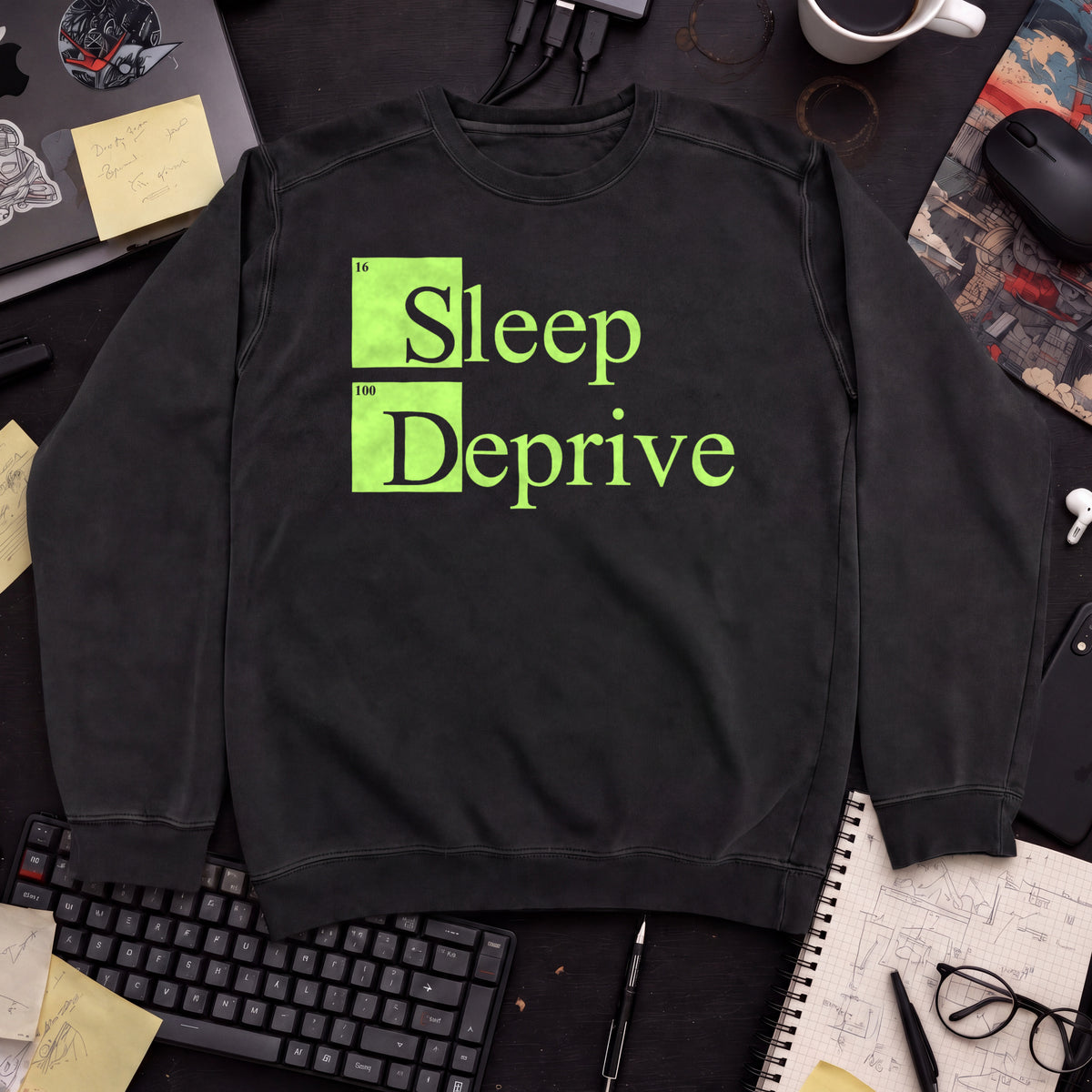Sleep Deprive Sweatshirt — Black