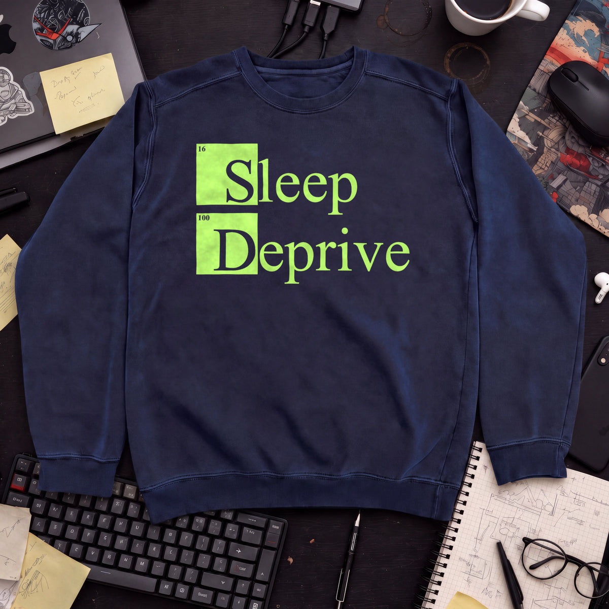 Sleep Deprive Sweatshirt — Navy
