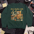 Slow Deploy Club Sweatshirt — Bottle Green
