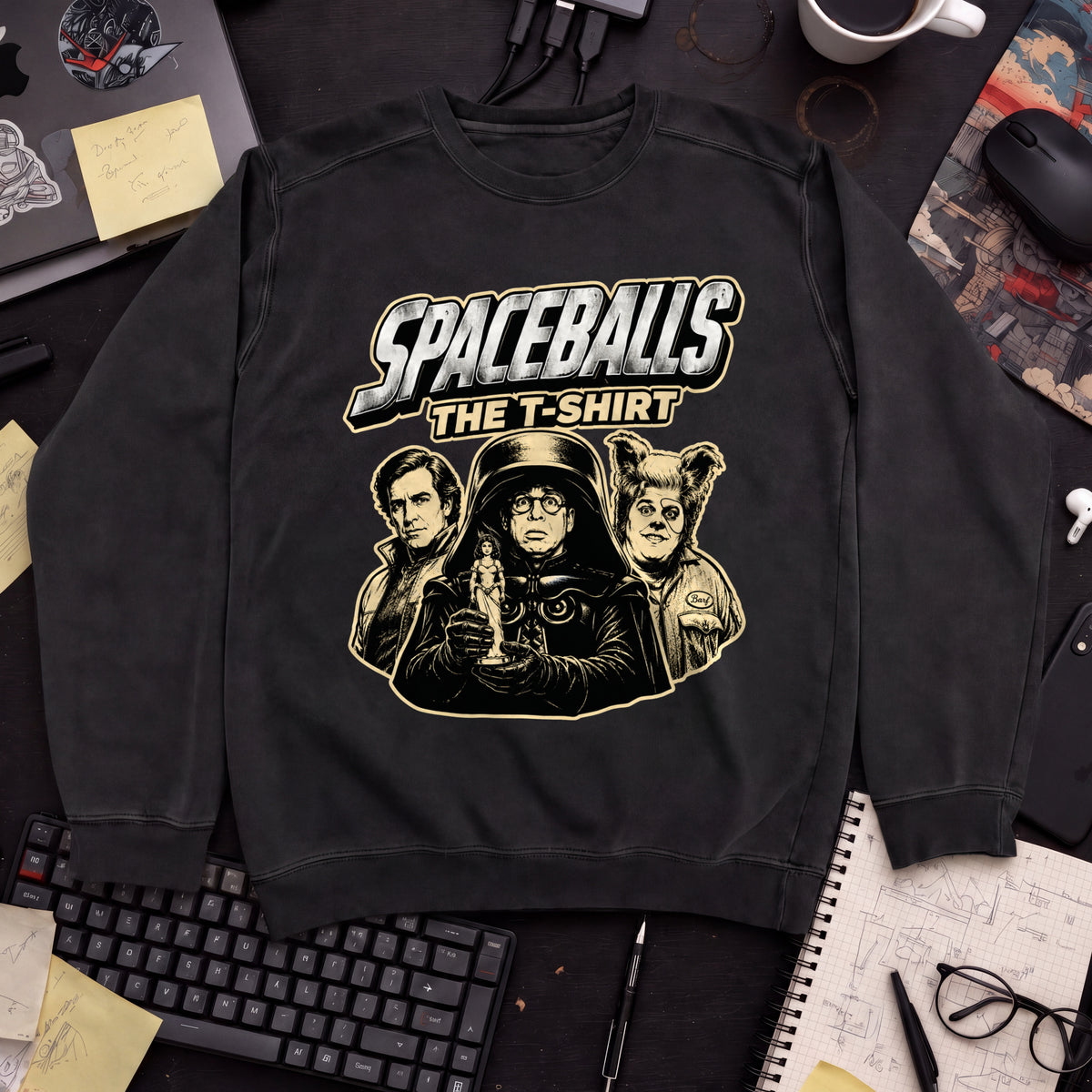 Spaceballs: The T-Shirt Sweatshirt — Black