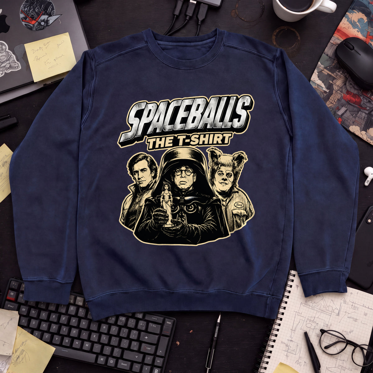 Spaceballs: The T-Shirt Sweatshirt — Navy
