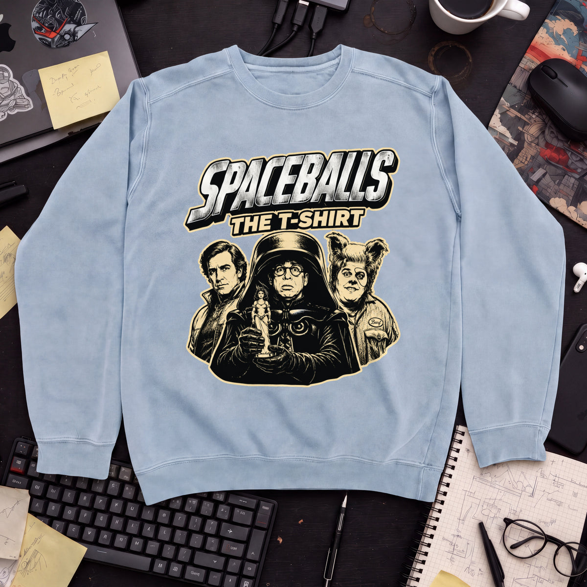 Spaceballs: The T-Shirt Sweatshirt — Sky Blue