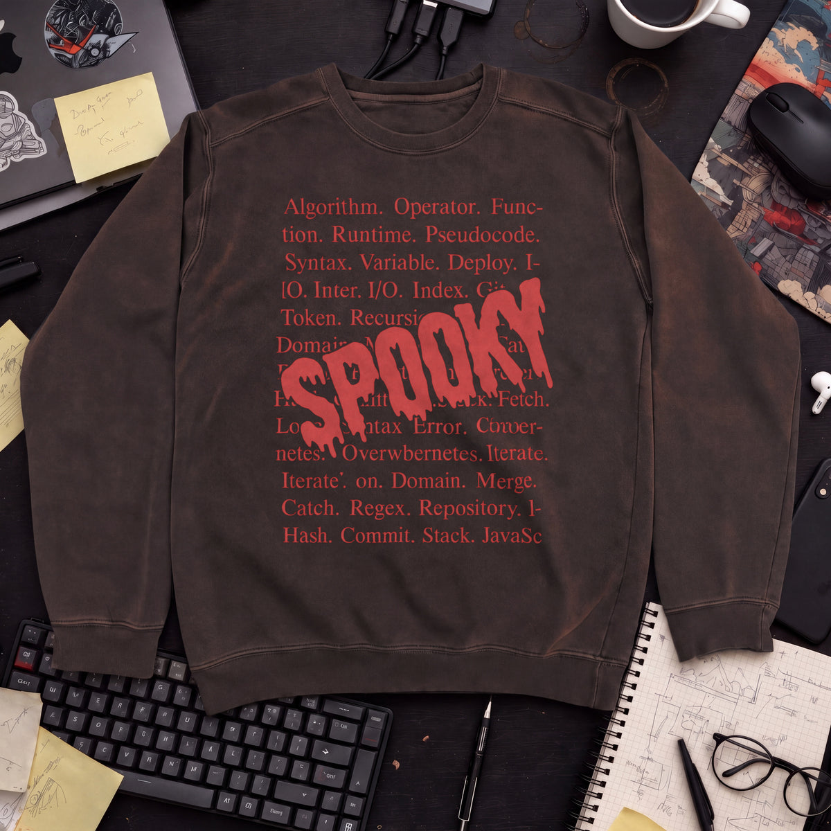 Spooky Code Sweatshirt — Hot Chocolate