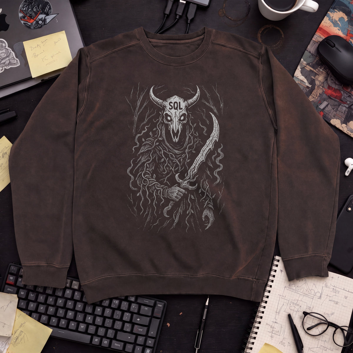 Sql Knight Sweatshirt — Hot Chocolate