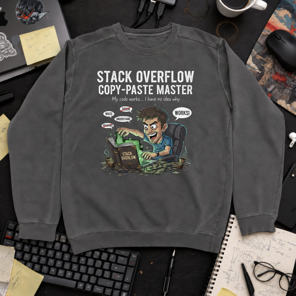 Stack Overflow Copypaste Master Sweatshirt — Pepper